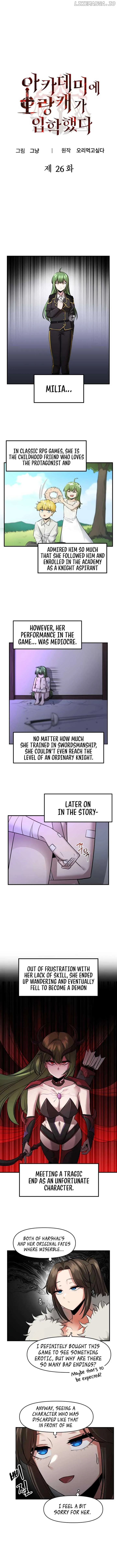 A Barbarian Was Admitted to the Academy Chapter 26 Online - página 1
