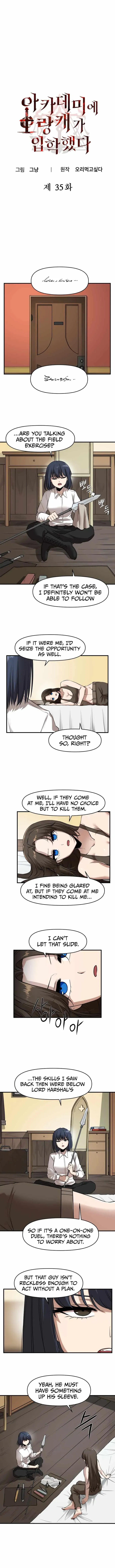 A Barbarian Was Admitted to the Academy Chapter 35 Online - página 1