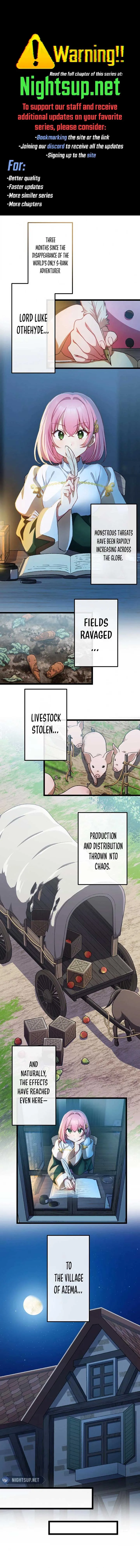 A Former S-Rank Adventurer Who Was Betrayed by His Friends Because He Was Too Strong Wants to Live a Slow Life in the Countryside Chapter 3 Online - página 1