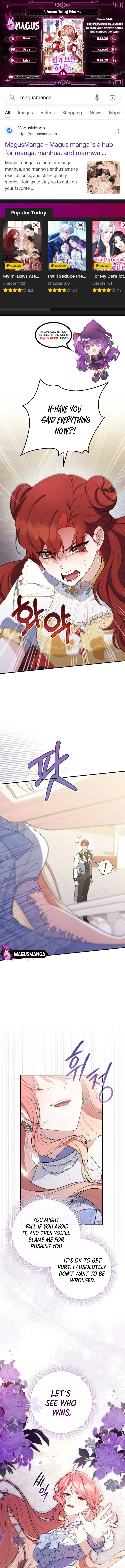 A Fortune-Telling Princess Chapter 47 Online - página 1