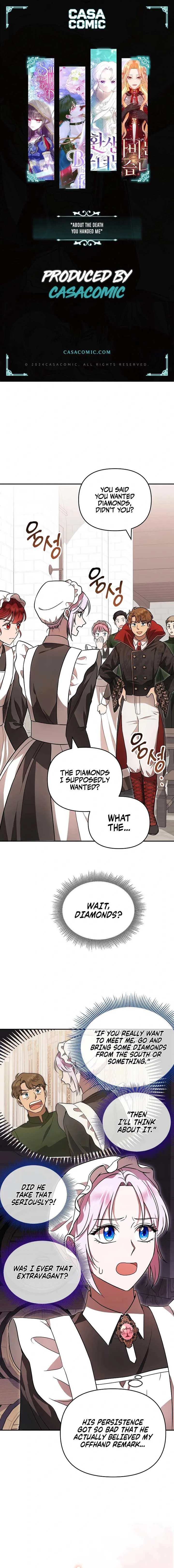 About the Death You Gave Me Chapter 4 Online - página 1