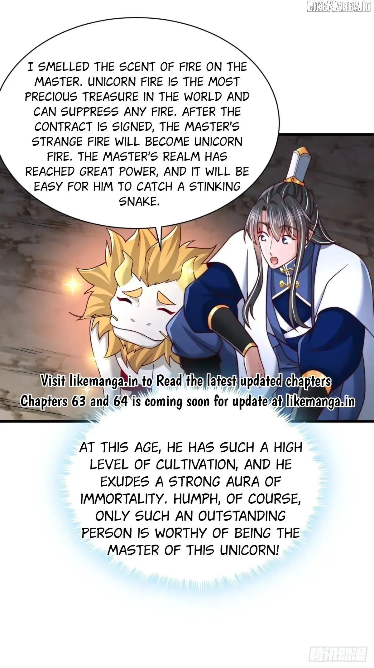 After Confessing To The Beautiful Ancestor, Am I Invincible? Chapter 62 Online - página 1