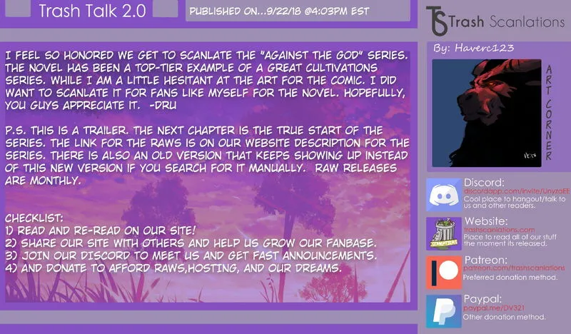 Against The Gods Chapter 0 Online - página 15