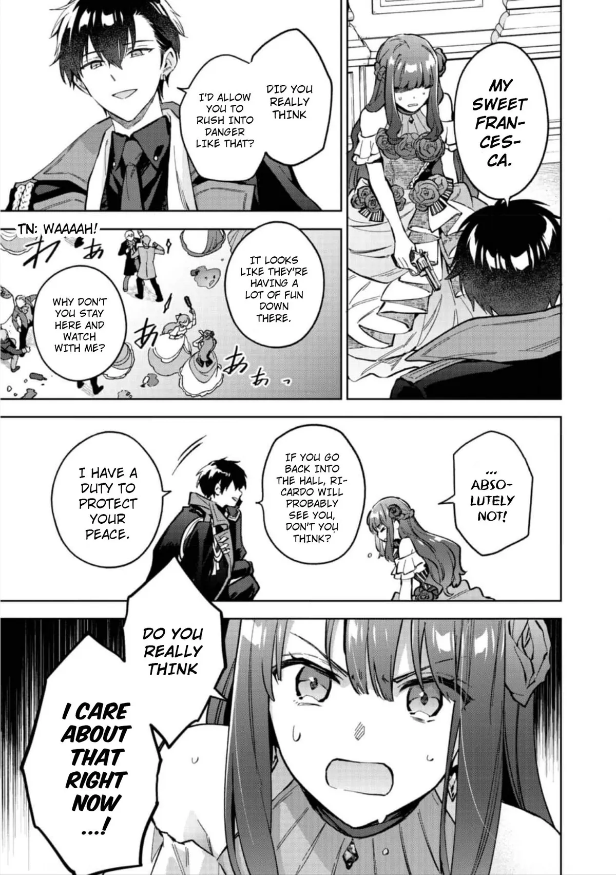 Akutou Ikka no Mana Musume, Tensei Saki mo Otome Game no Gokudou Reijou deshita: Saijoukyuu Rank no Akuyaku-sama, Sono Dekiai wa Fuyou desu! Chapter 11 Online - página 7