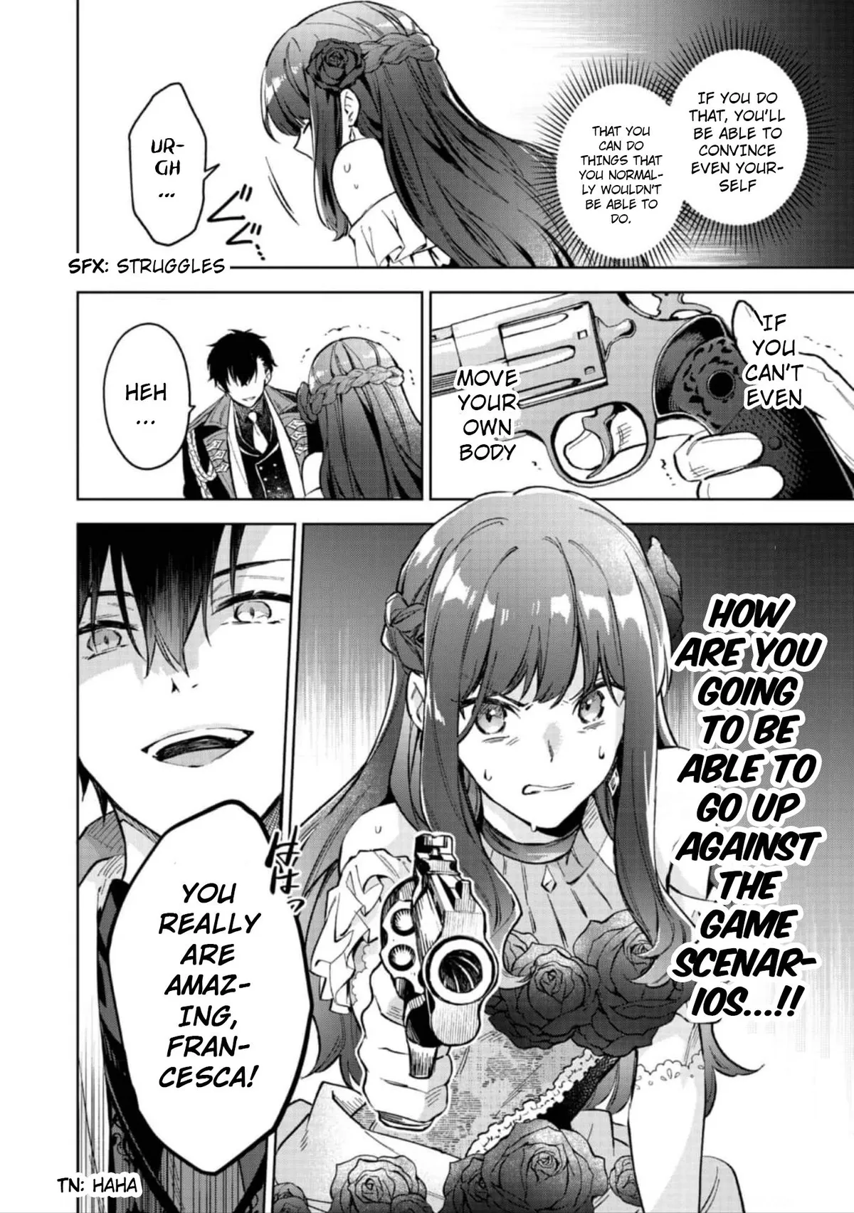 Akutou Ikka no Mana Musume, Tensei Saki mo Otome Game no Gokudou Reijou deshita: Saijoukyuu Rank no Akuyaku-sama, Sono Dekiai wa Fuyou desu! Chapter 11 Online - página 12