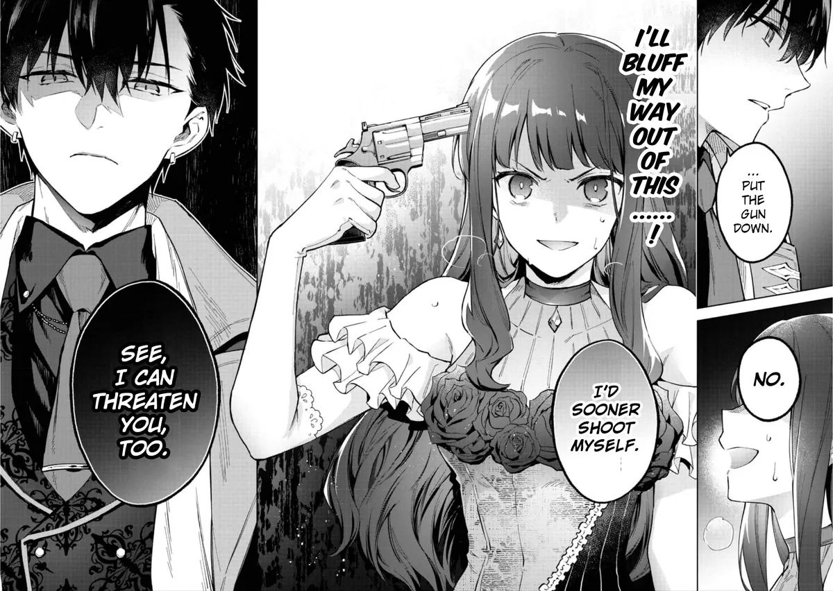 Akutou Ikka no Mana Musume, Tensei Saki mo Otome Game no Gokudou Reijou deshita: Saijoukyuu Rank no Akuyaku-sama, Sono Dekiai wa Fuyou desu! Chapter 11 Online - página 16