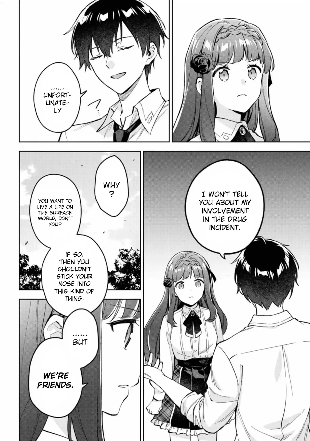 Akutou Ikka no Mana Musume, Tensei Saki mo Otome Game no Gokudou Reijou deshita: Saijoukyuu Rank no Akuyaku-sama, Sono Dekiai wa Fuyou desu! Chapter 17 Online - página 4