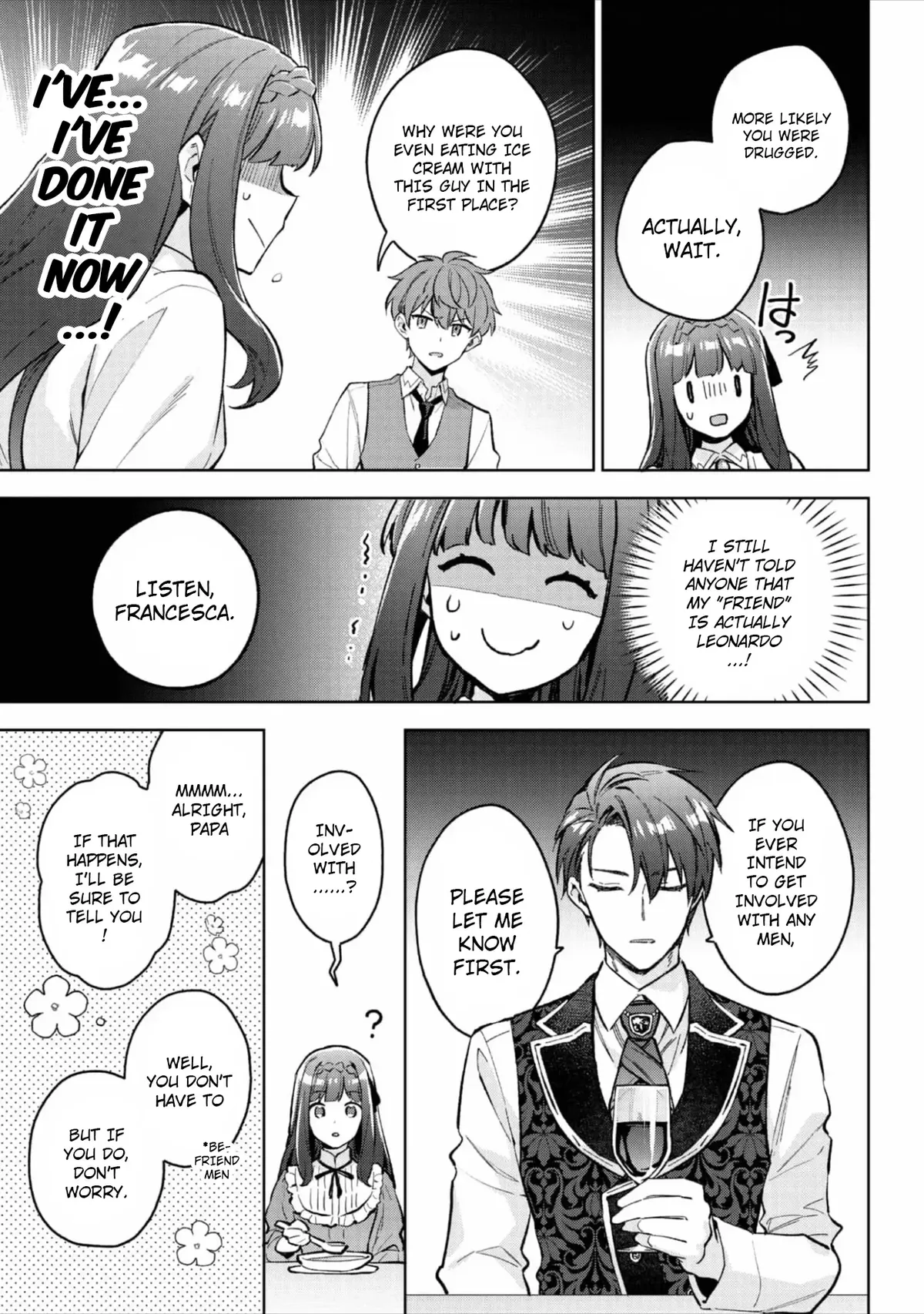 Akutou Ikka no Mana Musume, Tensei Saki mo Otome Game no Gokudou Reijou deshita: Saijoukyuu Rank no Akuyaku-sama, Sono Dekiai wa Fuyou desu! Chapter 19 Online - página 5
