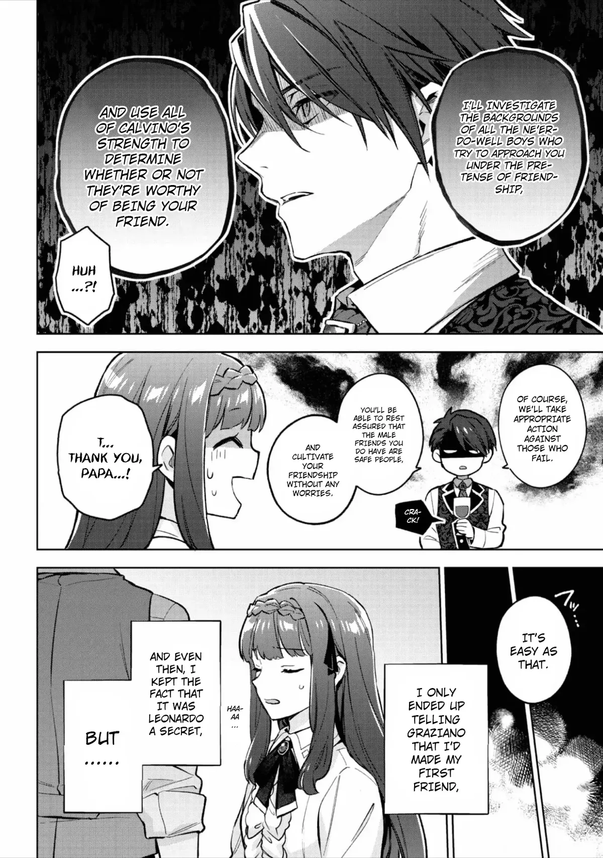 Akutou Ikka no Mana Musume, Tensei Saki mo Otome Game no Gokudou Reijou deshita: Saijoukyuu Rank no Akuyaku-sama, Sono Dekiai wa Fuyou desu! Chapter 19 Online - página 6