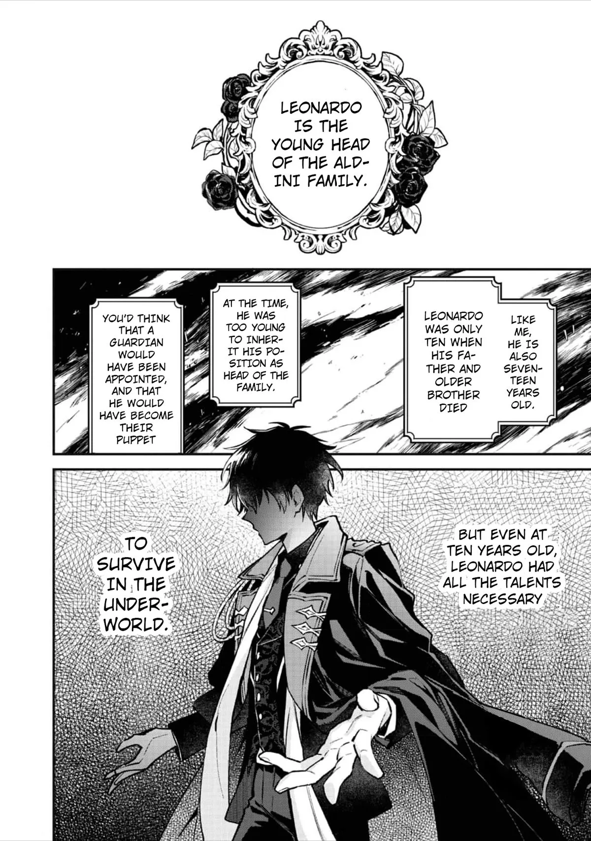 Akutou Ikka no Mana Musume, Tensei Saki mo Otome Game no Gokudou Reijou deshita: Saijoukyuu Rank no Akuyaku-sama, Sono Dekiai wa Fuyou desu! Chapter 2 Online - página 5