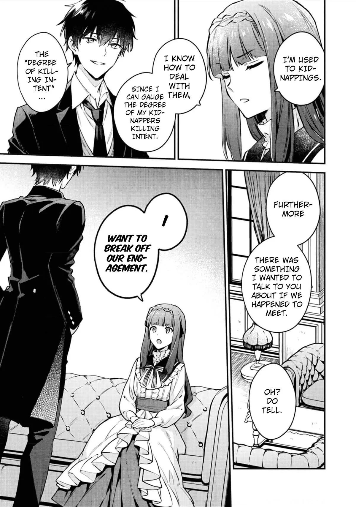 Akutou Ikka no Mana Musume, Tensei Saki mo Otome Game no Gokudou Reijou deshita: Saijoukyuu Rank no Akuyaku-sama, Sono Dekiai wa Fuyou desu! Chapter 2 Online - página 8
