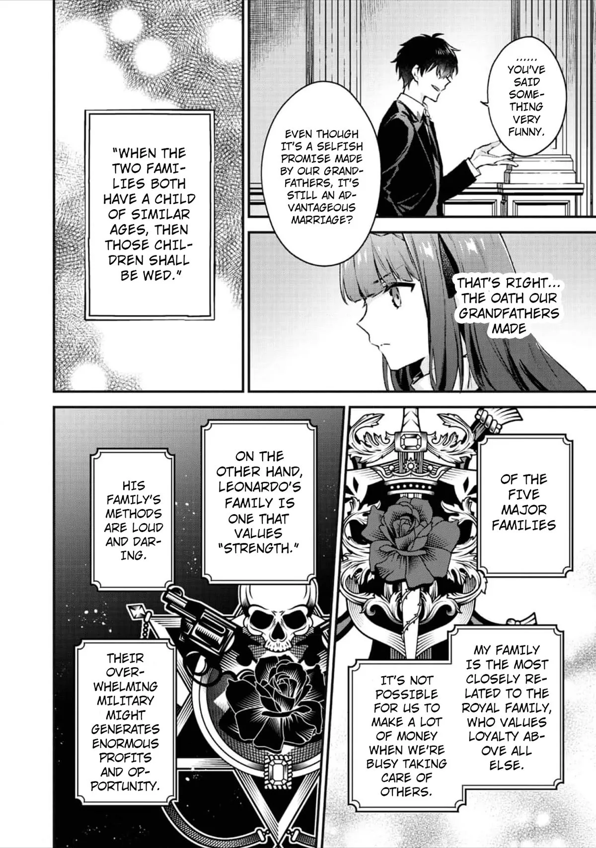 Akutou Ikka no Mana Musume, Tensei Saki mo Otome Game no Gokudou Reijou deshita: Saijoukyuu Rank no Akuyaku-sama, Sono Dekiai wa Fuyou desu! Chapter 2 Online - página 9