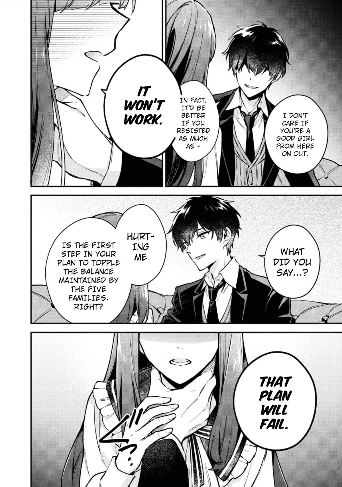 Akutou Ikka no Mana Musume, Tensei Saki mo Otome Game no Gokudou Reijou deshita: Saijoukyuu Rank no Akuyaku-sama, Sono Dekiai wa Fuyou desu! Chapter 2 Online - página 15