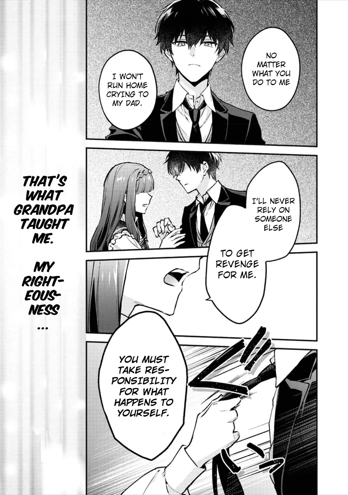 Akutou Ikka no Mana Musume, Tensei Saki mo Otome Game no Gokudou Reijou deshita: Saijoukyuu Rank no Akuyaku-sama, Sono Dekiai wa Fuyou desu! Chapter 2 Online - página 16
