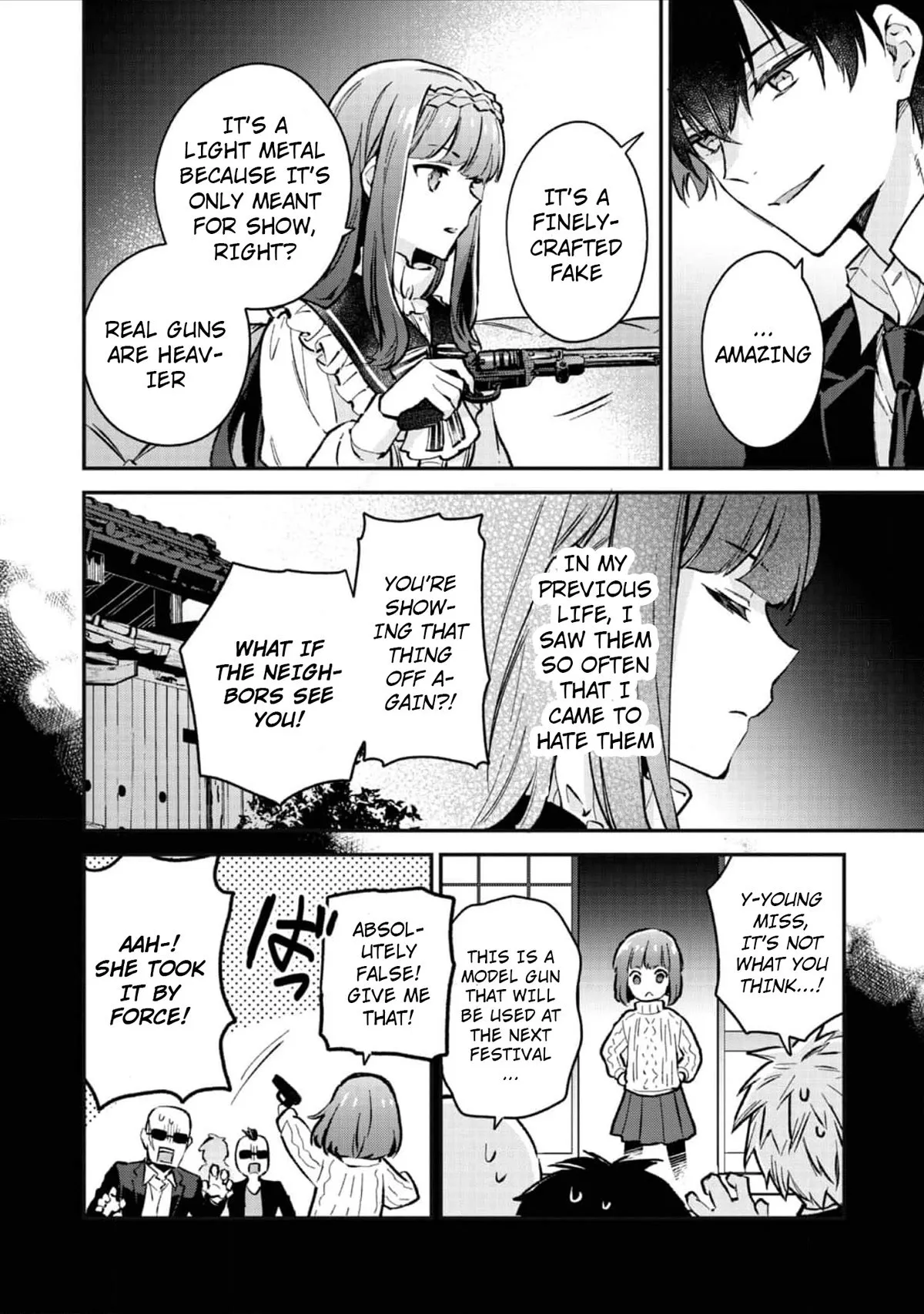 Akutou Ikka no Mana Musume, Tensei Saki mo Otome Game no Gokudou Reijou deshita: Saijoukyuu Rank no Akuyaku-sama, Sono Dekiai wa Fuyou desu! Chapter 2 Online - página 21