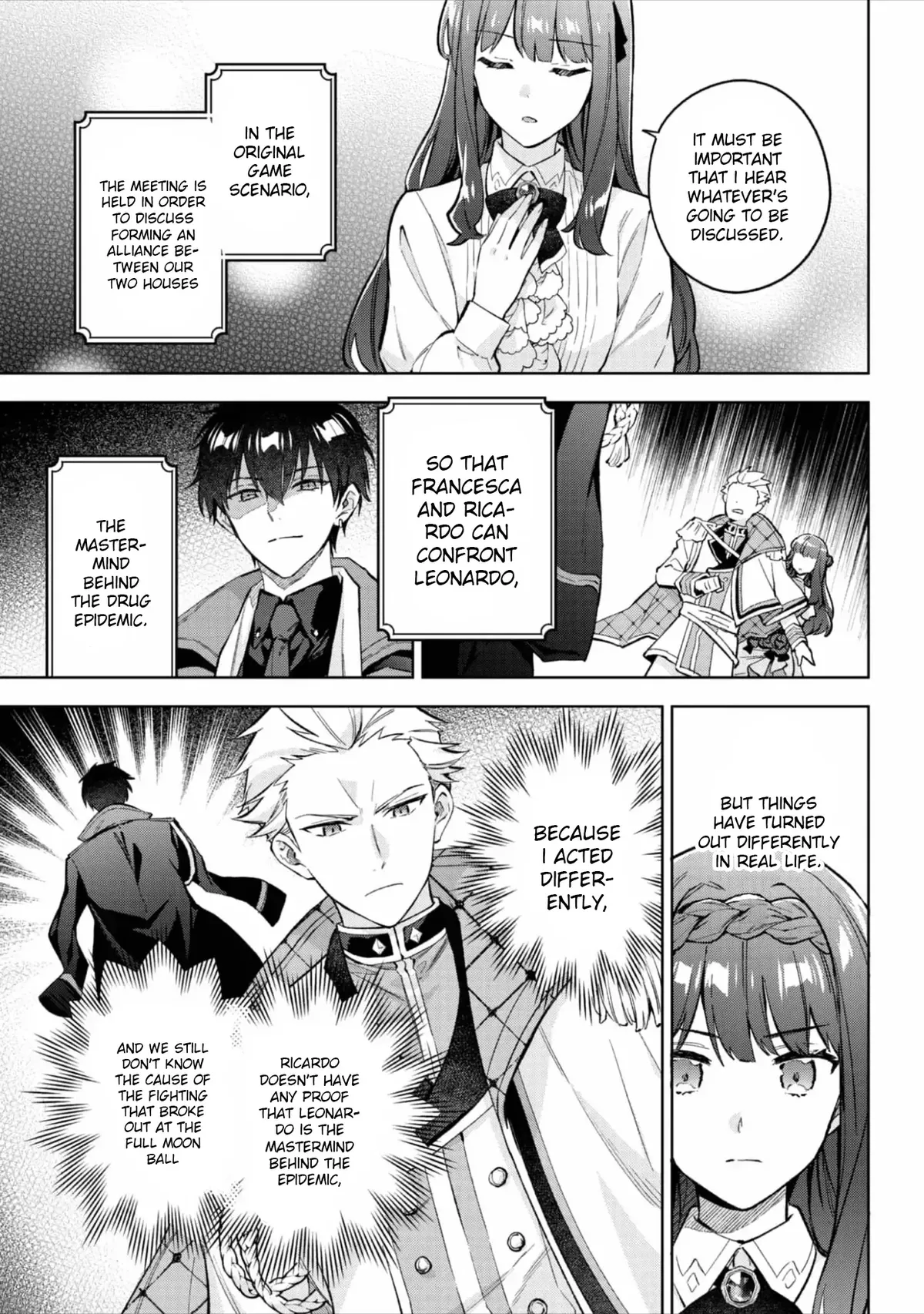 Akutou Ikka no Mana Musume, Tensei Saki mo Otome Game no Gokudou Reijou deshita: Saijoukyuu Rank no Akuyaku-sama, Sono Dekiai wa Fuyou desu! Chapter 20 Online - página 5