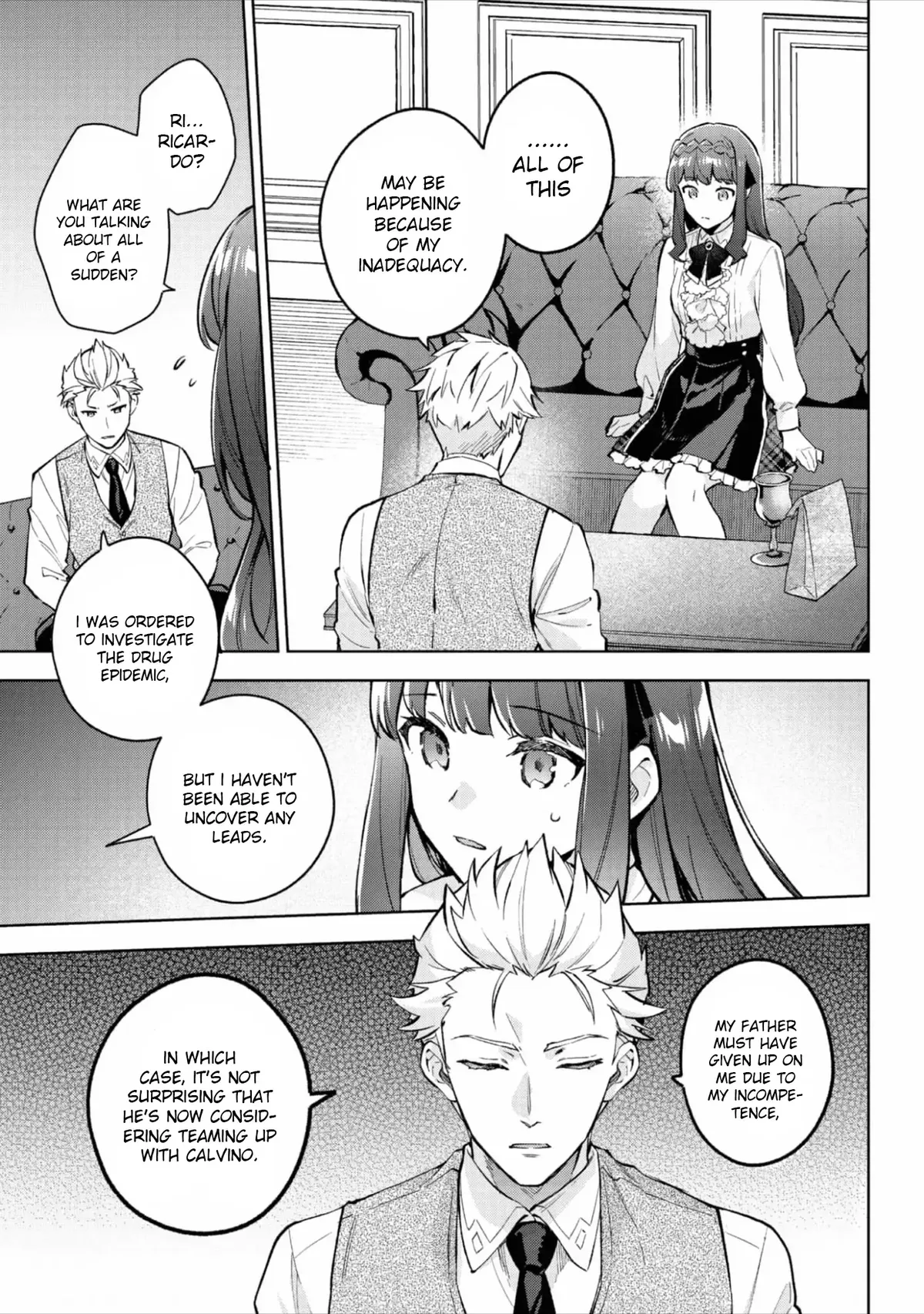 Akutou Ikka no Mana Musume, Tensei Saki mo Otome Game no Gokudou Reijou deshita: Saijoukyuu Rank no Akuyaku-sama, Sono Dekiai wa Fuyou desu! Chapter 20 Online - página 7