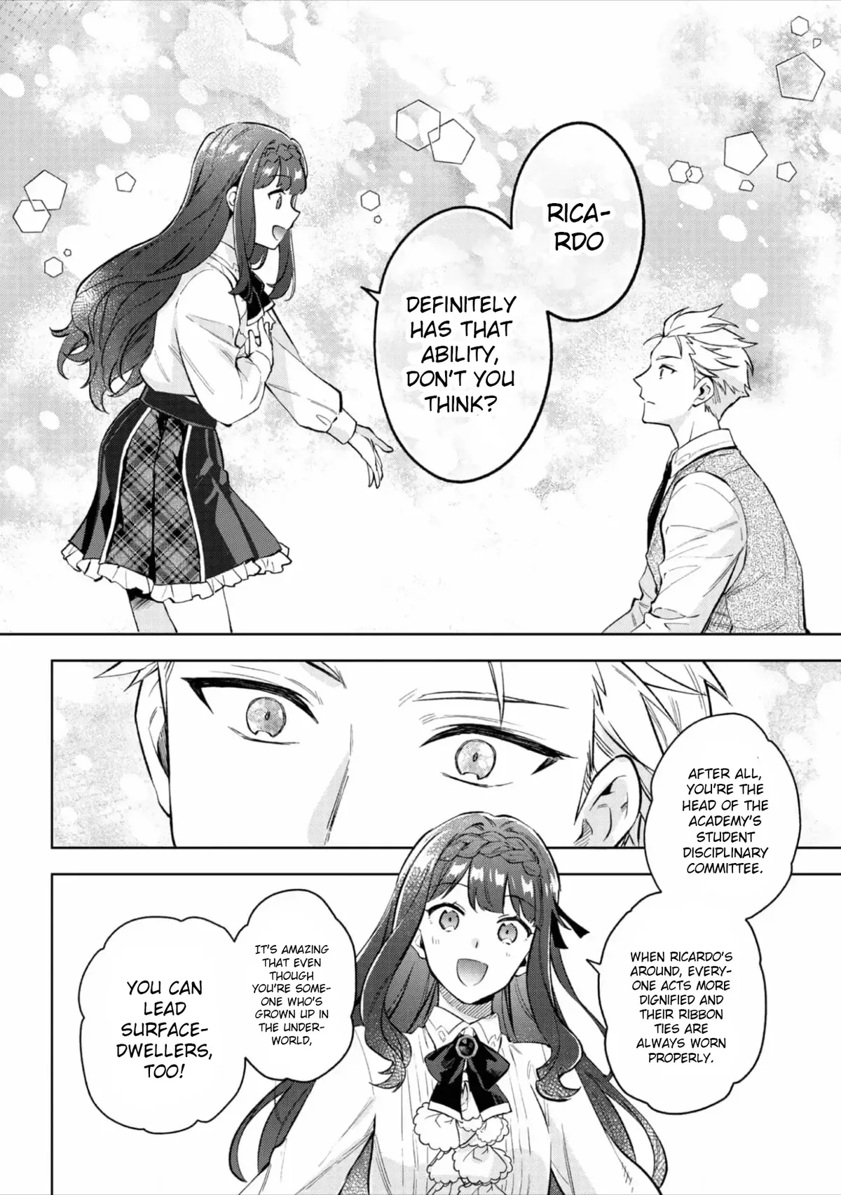 Akutou Ikka no Mana Musume, Tensei Saki mo Otome Game no Gokudou Reijou deshita: Saijoukyuu Rank no Akuyaku-sama, Sono Dekiai wa Fuyou desu! Chapter 20 Online - página 12