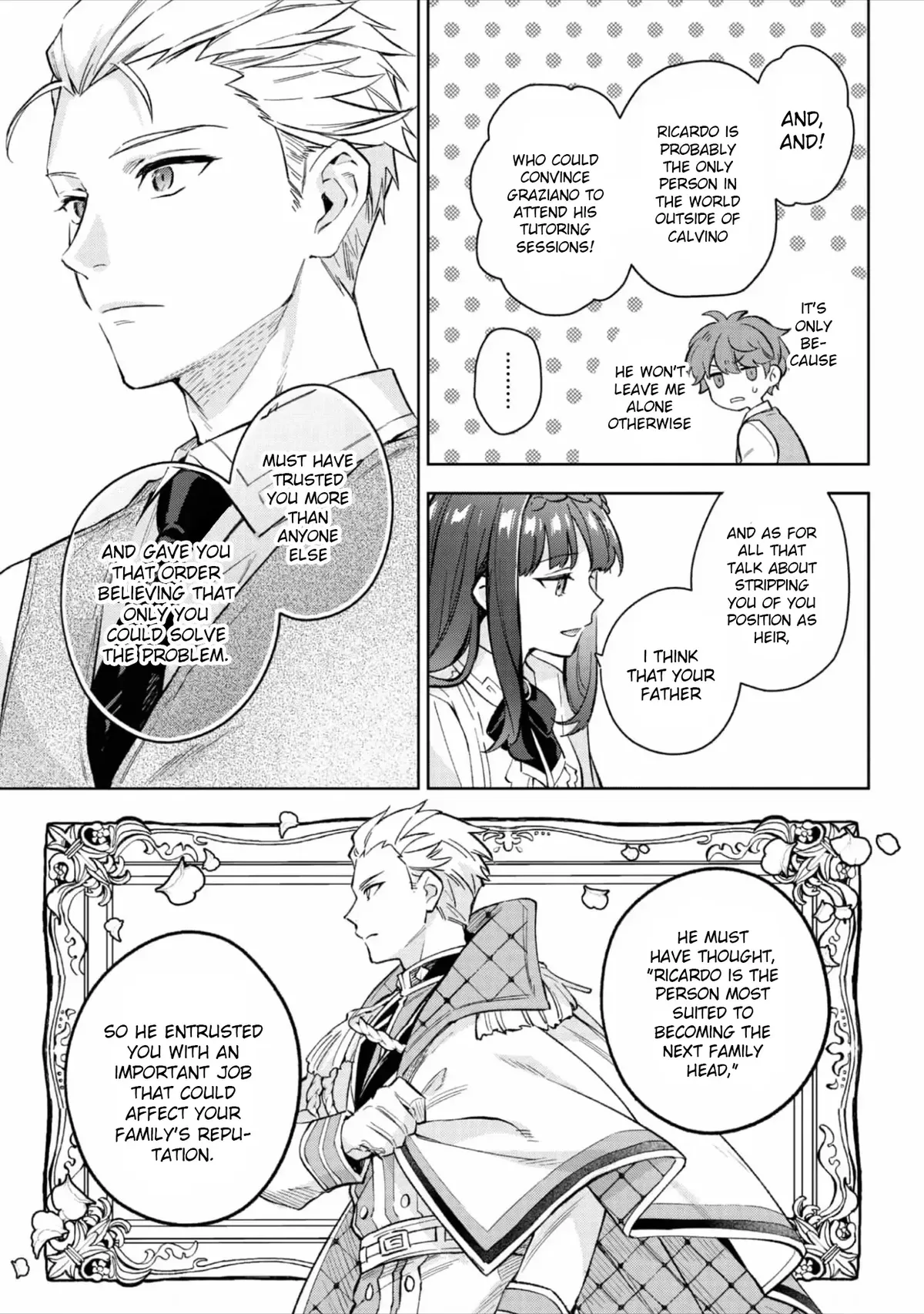 Akutou Ikka no Mana Musume, Tensei Saki mo Otome Game no Gokudou Reijou deshita: Saijoukyuu Rank no Akuyaku-sama, Sono Dekiai wa Fuyou desu! Chapter 20 Online - página 13