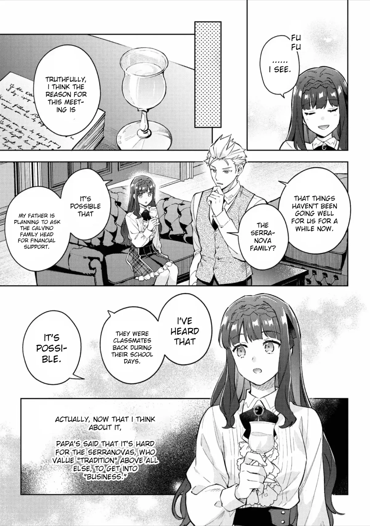 Akutou Ikka no Mana Musume, Tensei Saki mo Otome Game no Gokudou Reijou deshita: Saijoukyuu Rank no Akuyaku-sama, Sono Dekiai wa Fuyou desu! Chapter 20 Online - página 17