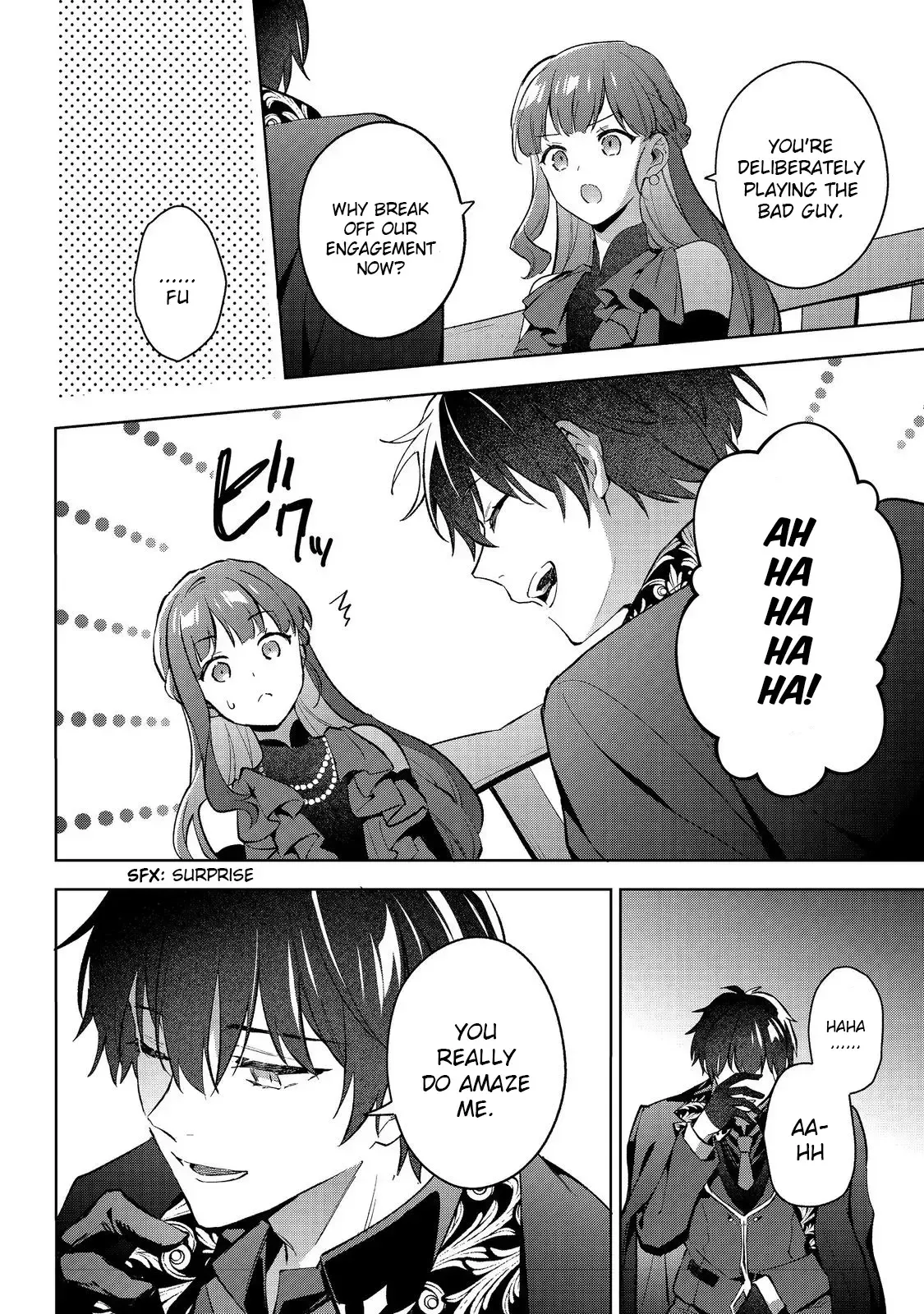 Akutou Ikka no Mana Musume, Tensei Saki mo Otome Game no Gokudou Reijou deshita: Saijoukyuu Rank no Akuyaku-sama, Sono Dekiai wa Fuyou desu! Chapter 23 Online - página 14