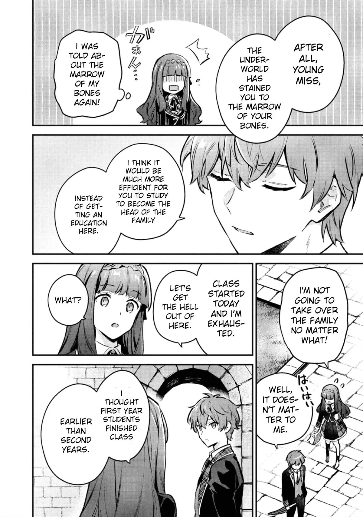 Akutou Ikka no Mana Musume, Tensei Saki mo Otome Game no Gokudou Reijou deshita: Saijoukyuu Rank no Akuyaku-sama, Sono Dekiai wa Fuyou desu! Chapter 3 Online - página 27
