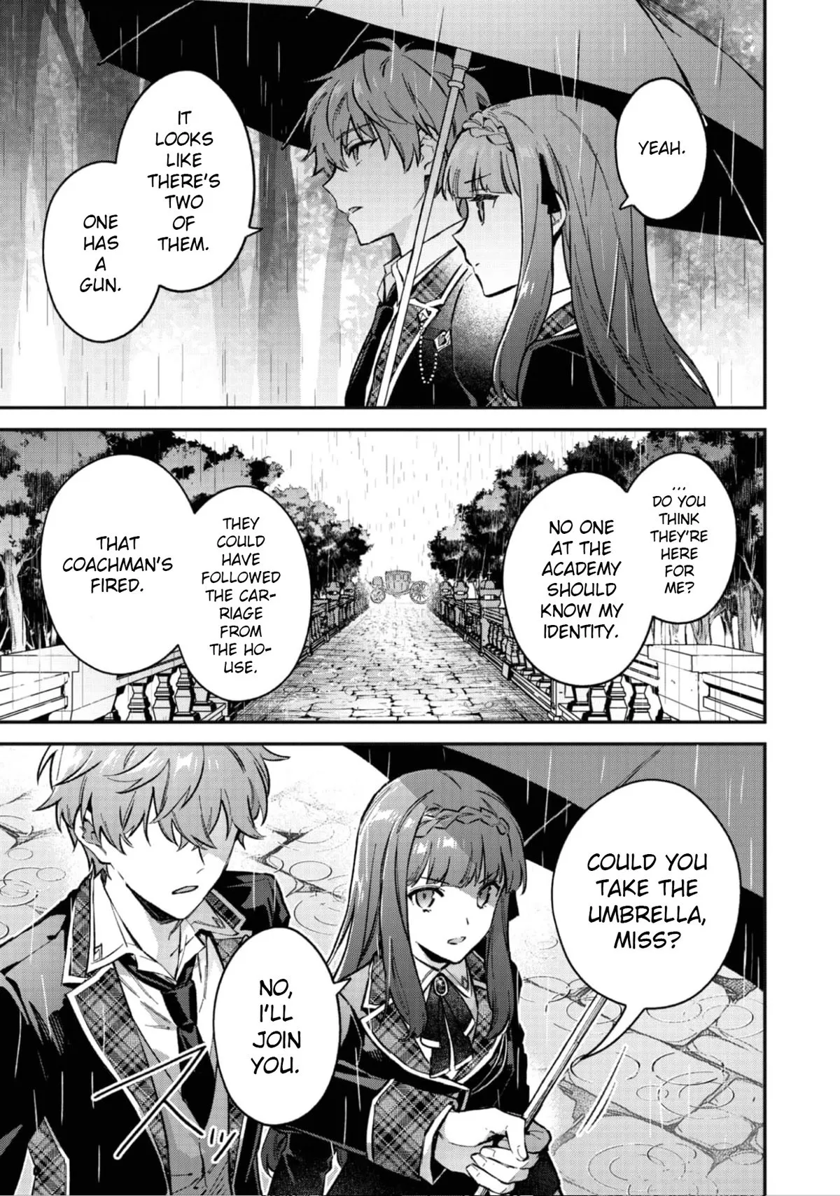 Akutou Ikka no Mana Musume, Tensei Saki mo Otome Game no Gokudou Reijou deshita: Saijoukyuu Rank no Akuyaku-sama, Sono Dekiai wa Fuyou desu! Chapter 3 Online - página 32