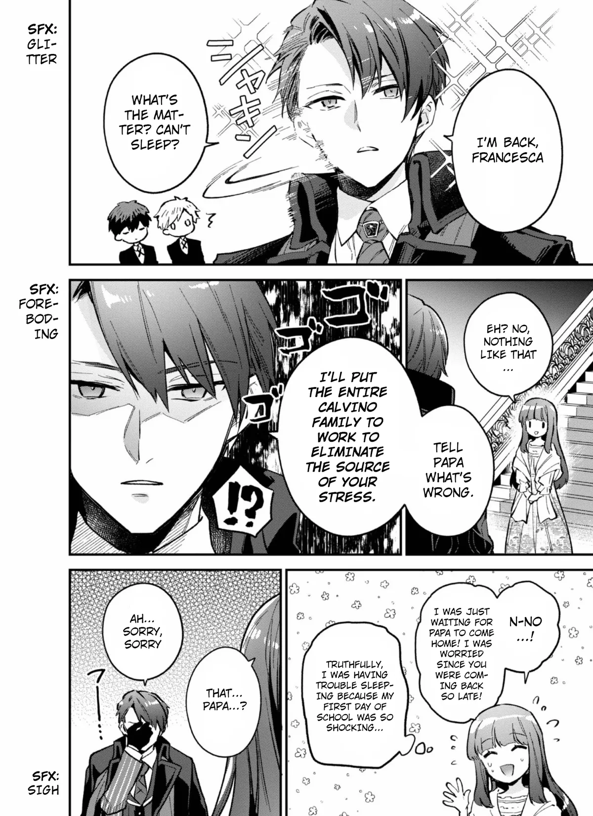 Akutou Ikka no Mana Musume, Tensei Saki mo Otome Game no Gokudou Reijou deshita: Saijoukyuu Rank no Akuyaku-sama, Sono Dekiai wa Fuyou desu! Chapter 4.5 Online - página 4