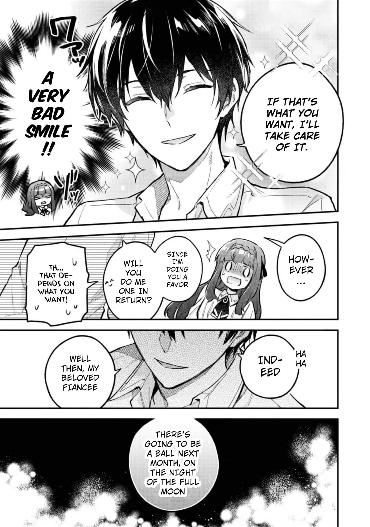 Akutou Ikka no Mana Musume, Tensei Saki mo Otome Game no Gokudou Reijou deshita: Saijoukyuu Rank no Akuyaku-sama, Sono Dekiai wa Fuyou desu! Chapter 7 Online - página 14