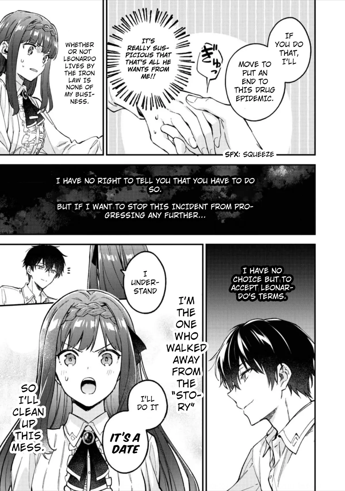 Akutou Ikka no Mana Musume, Tensei Saki mo Otome Game no Gokudou Reijou deshita: Saijoukyuu Rank no Akuyaku-sama, Sono Dekiai wa Fuyou desu! Chapter 7 Online - página 16