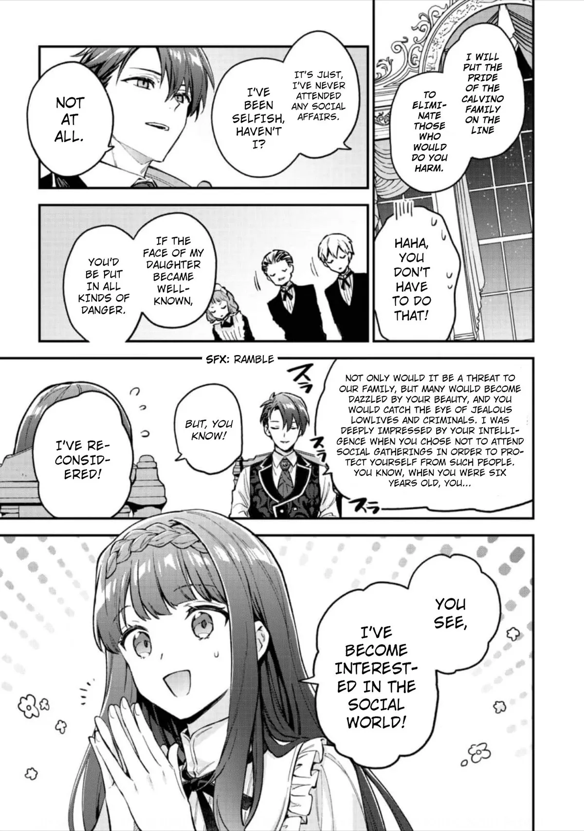 Akutou Ikka no Mana Musume, Tensei Saki mo Otome Game no Gokudou Reijou deshita: Saijoukyuu Rank no Akuyaku-sama, Sono Dekiai wa Fuyou desu! Chapter 7 Online - página 24