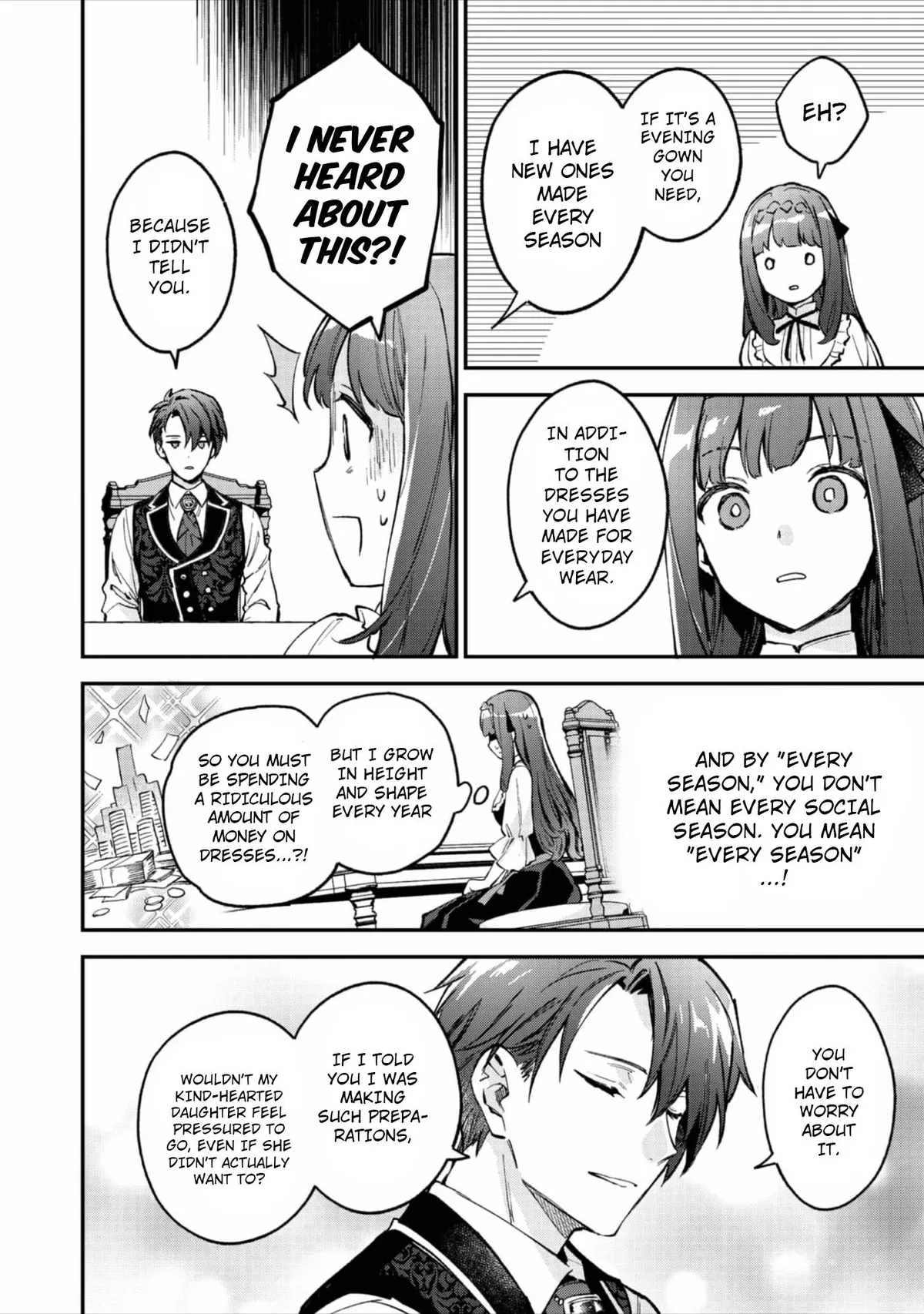 Akutou Ikka no Mana Musume, Tensei Saki mo Otome Game no Gokudou Reijou deshita: Saijoukyuu Rank no Akuyaku-sama, Sono Dekiai wa Fuyou desu! Chapter 7 Online - página 31