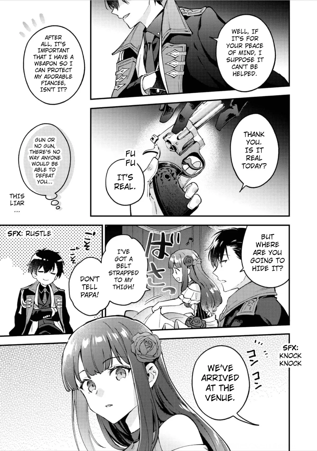 Akutou Ikka no Mana Musume, Tensei Saki mo Otome Game no Gokudou Reijou deshita: Saijoukyuu Rank no Akuyaku-sama, Sono Dekiai wa Fuyou desu! Chapter 8 Online - página 16