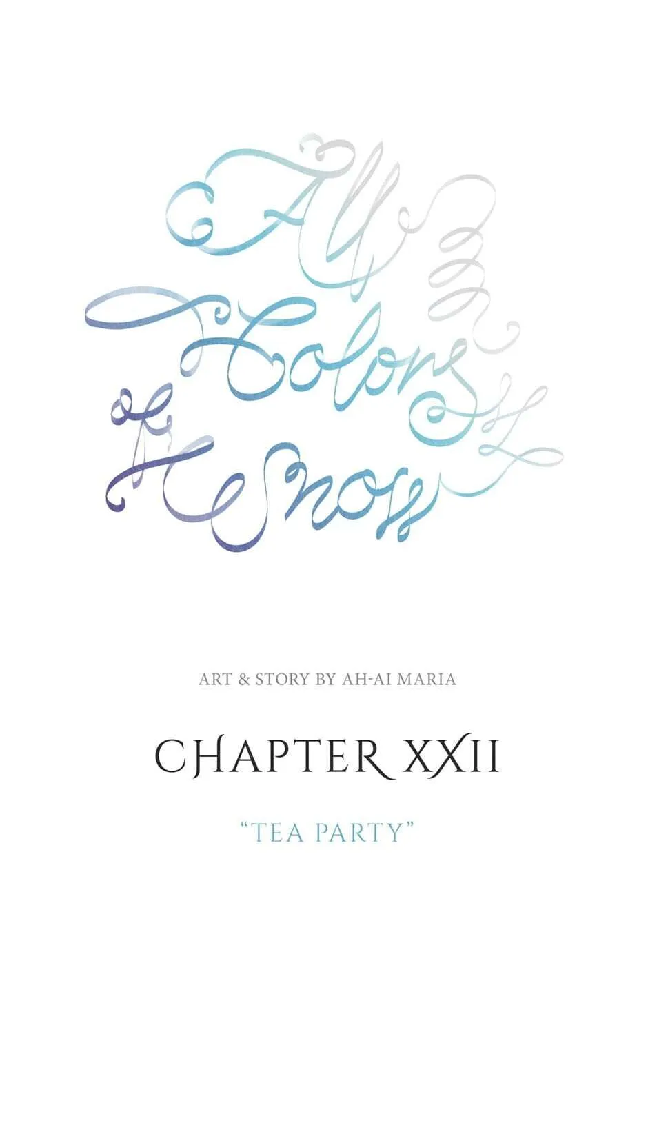 All Colors of Snow Chapter 22 Online - página 1