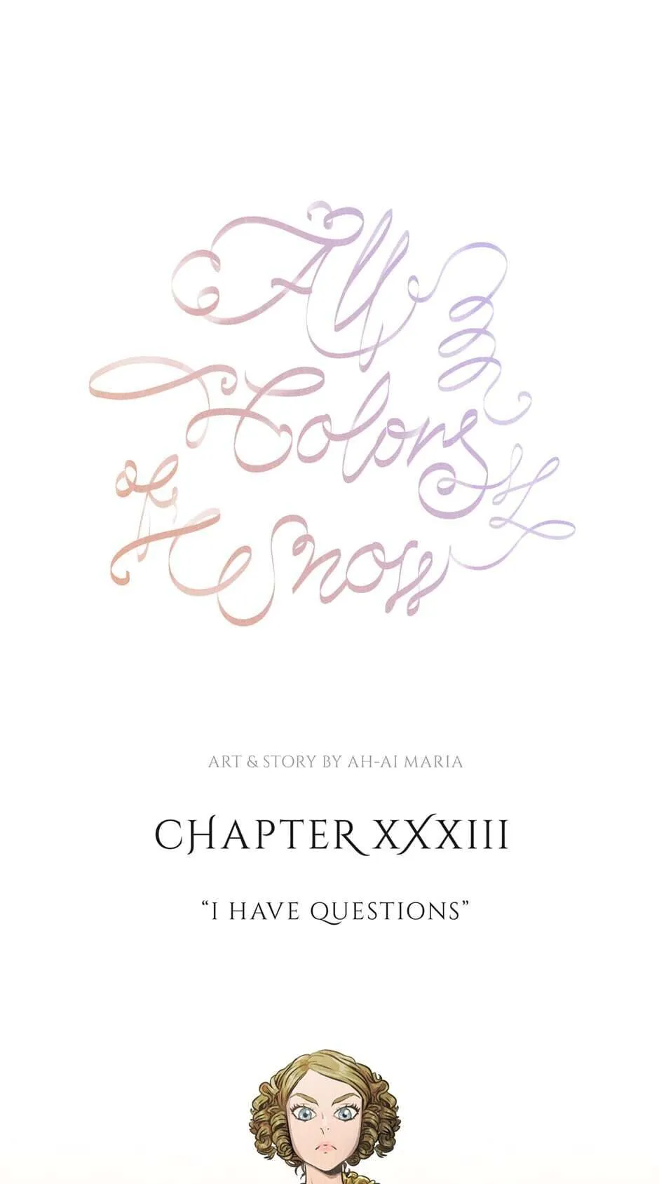 All Colors of Snow Chapter 33 Online - página 1