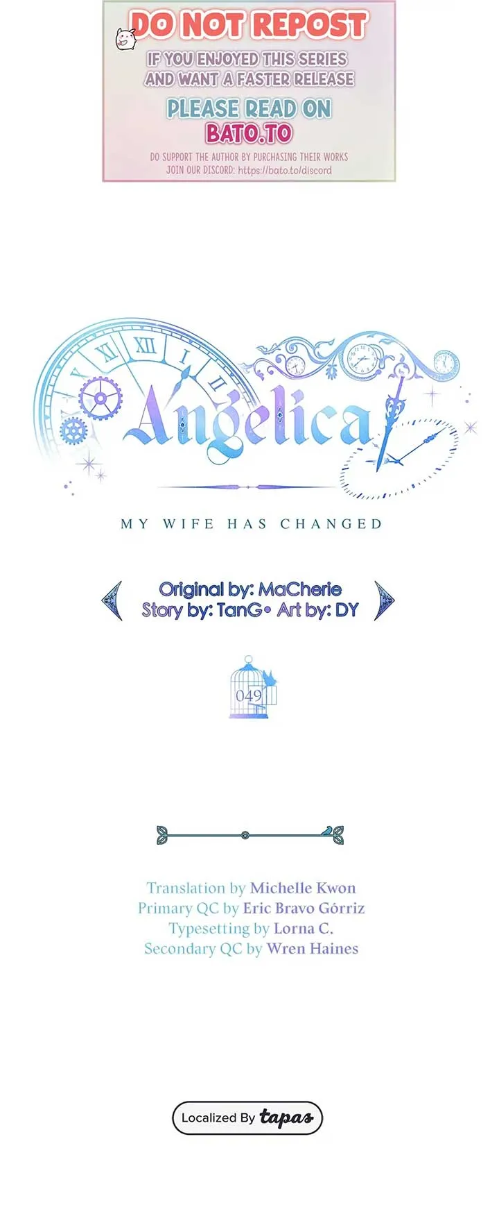 Angelica: My wife has changed Chapter 49 Online - página 1