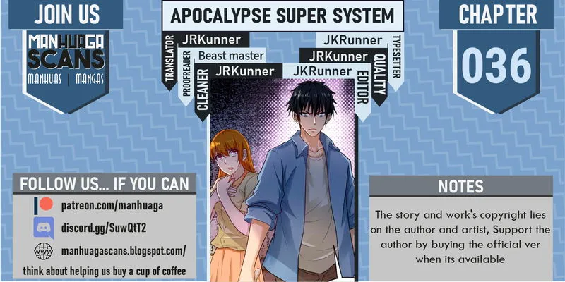 apocalyptic super system Chapter 36 Online - página 1