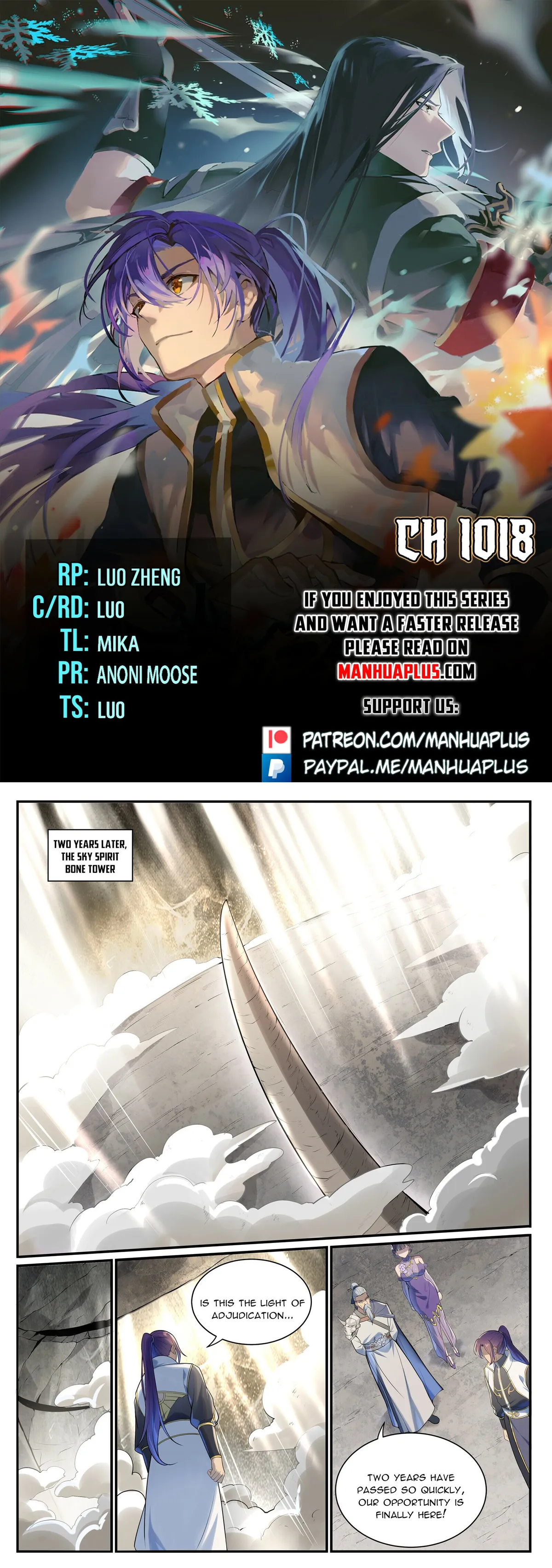 Apotheosis Chapter 1018 Online - página 1