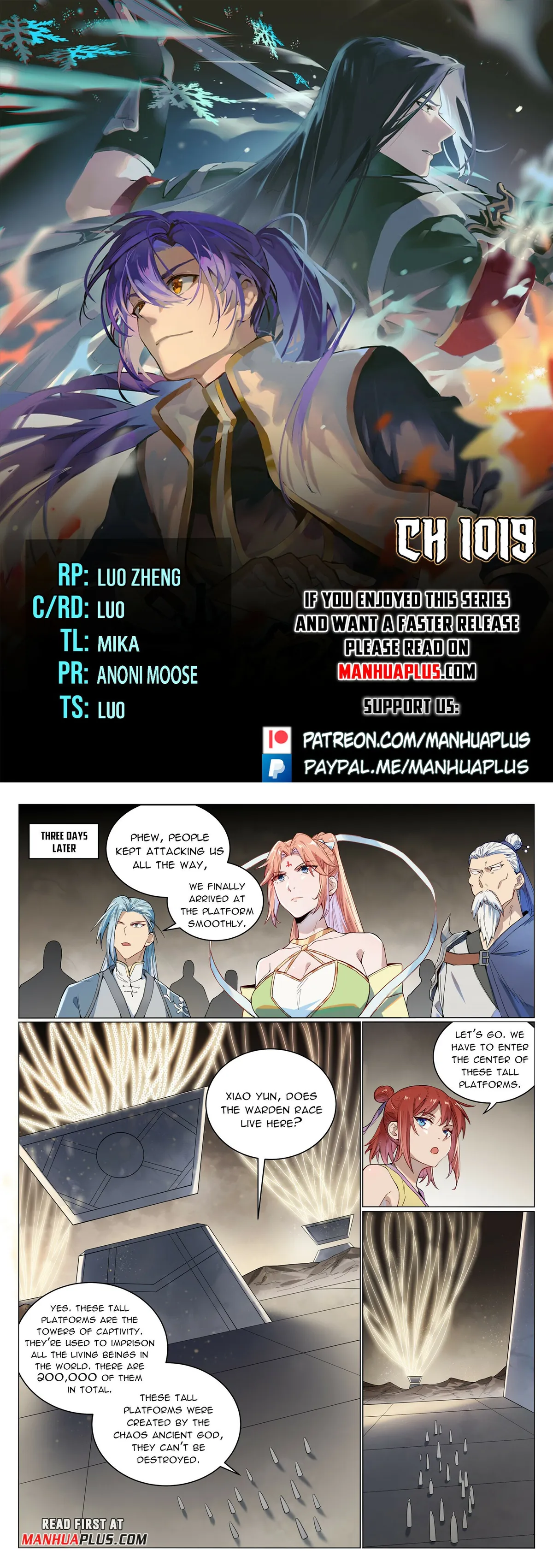 Apotheosis Chapter 1019 Online - página 1