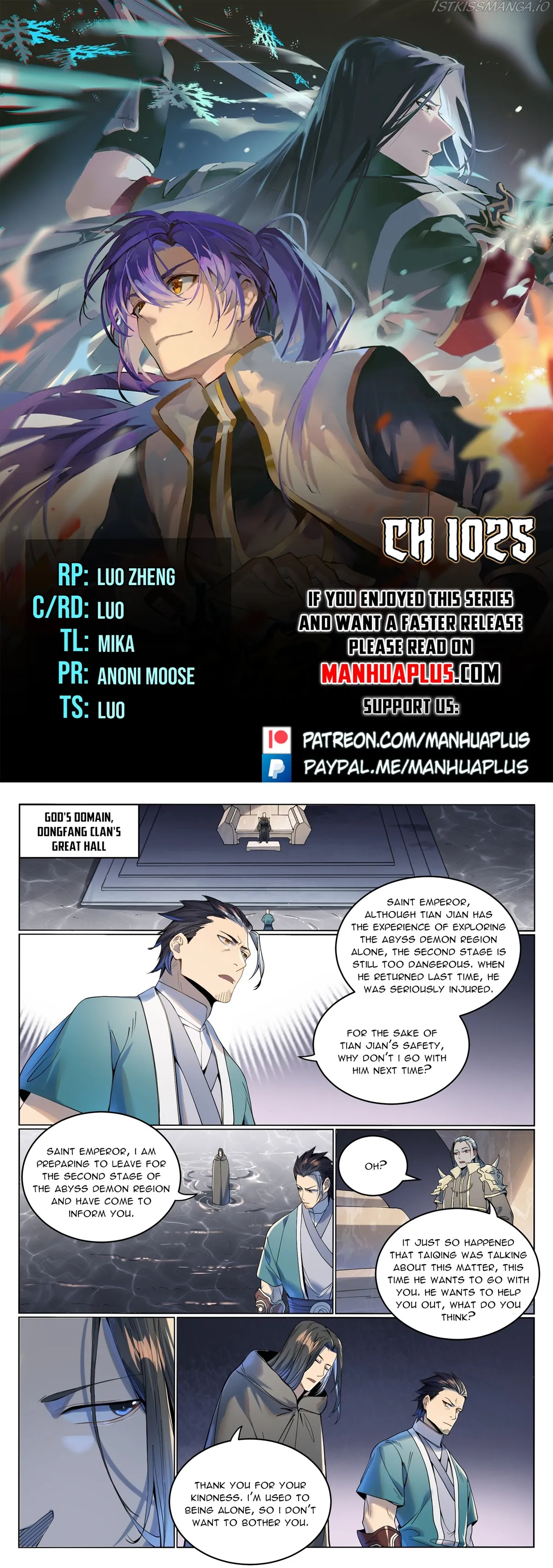 Apotheosis Chapter 1025 Online - página 1