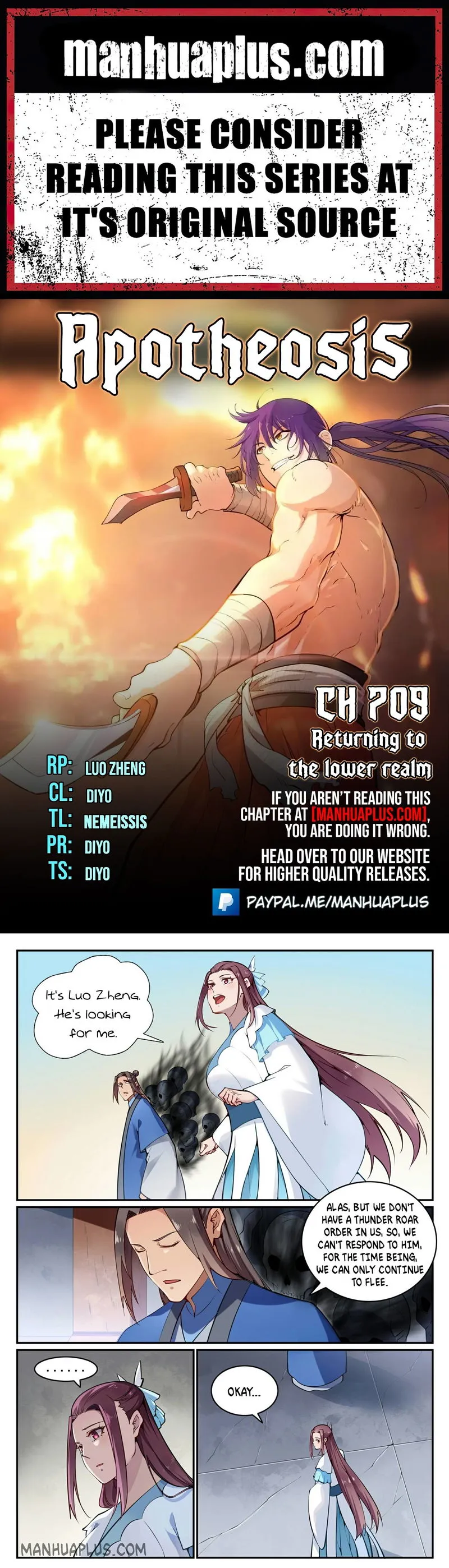Apotheosis Chapter 709 Online - página 1