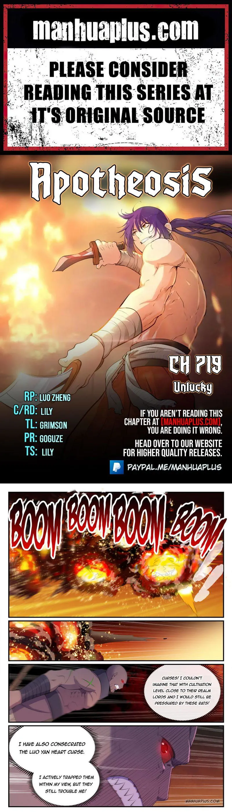 Apotheosis Chapter 719 Online - página 1