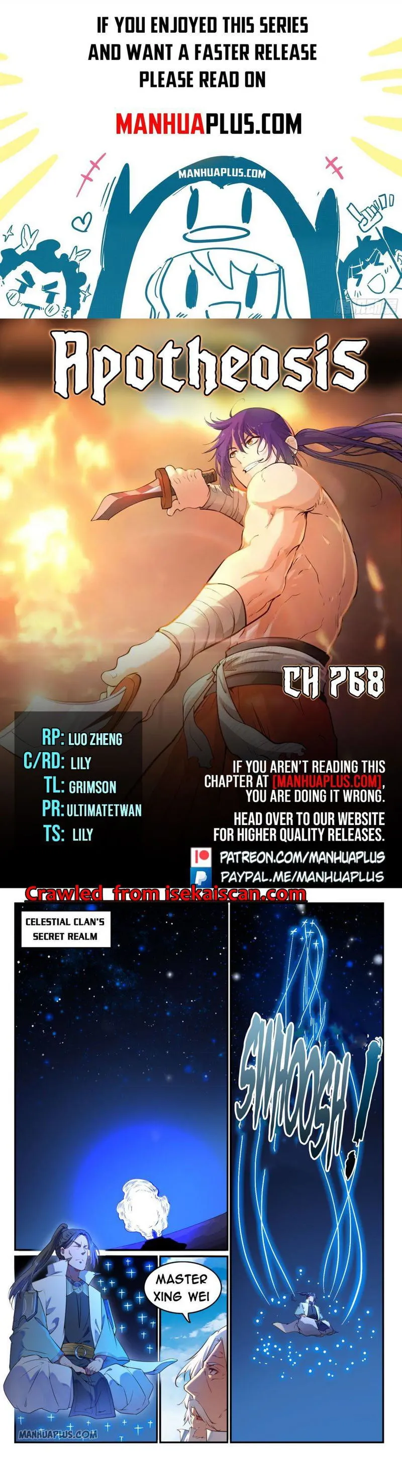 Apotheosis Chapter 768 Online - página 1