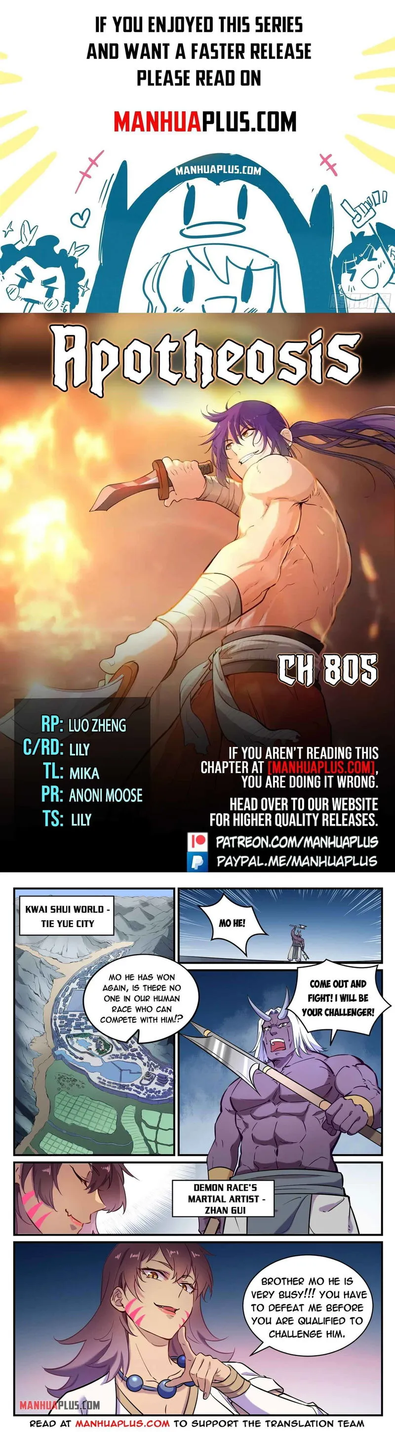 Apotheosis Chapter 805 Online - página 1