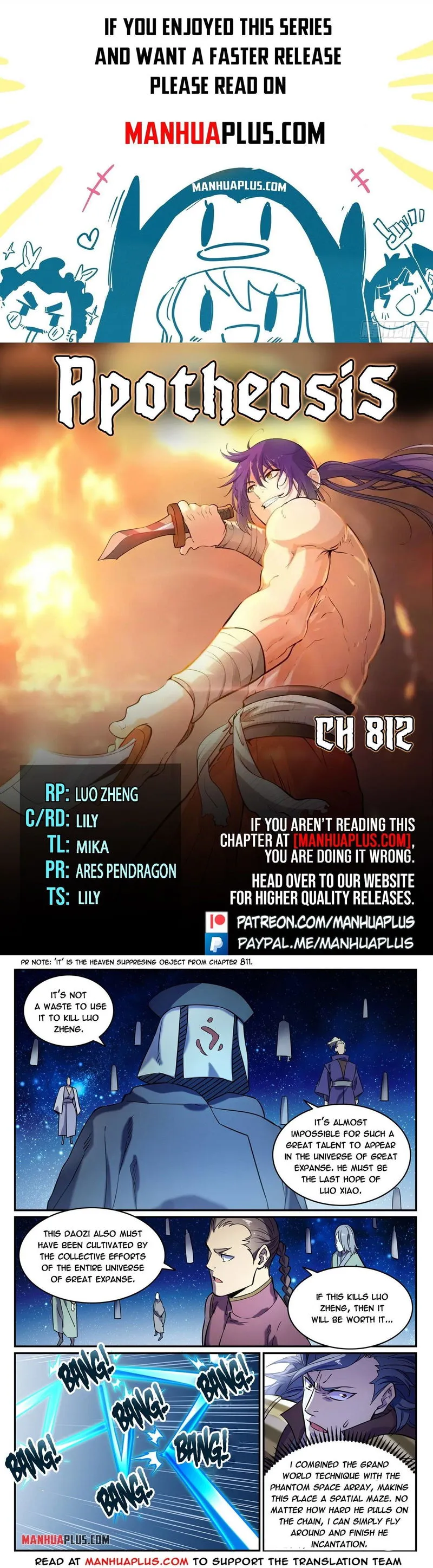 Apotheosis Chapter 812 Online - página 1