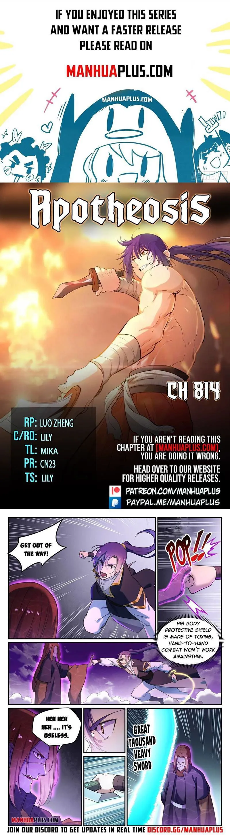 Apotheosis Chapter 814 Online - página 1