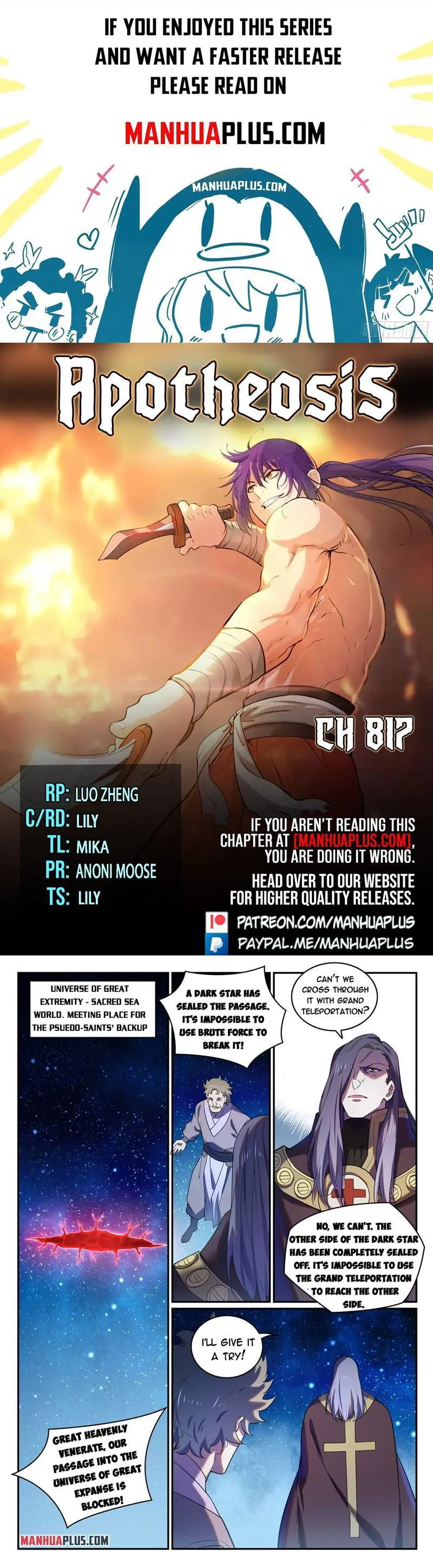 Apotheosis Chapter 817 Online - página 1