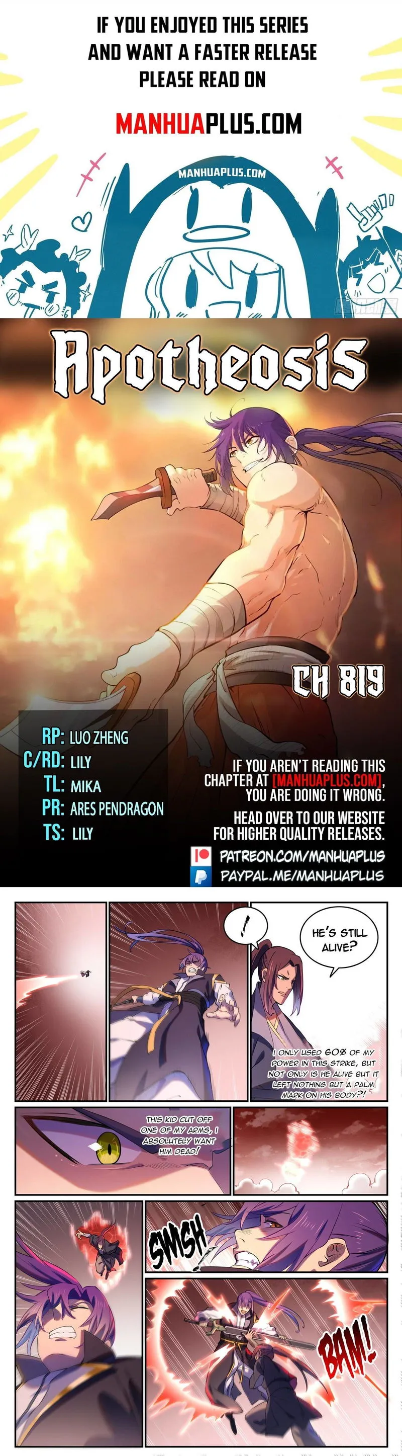 Apotheosis Chapter 819 Online - página 1