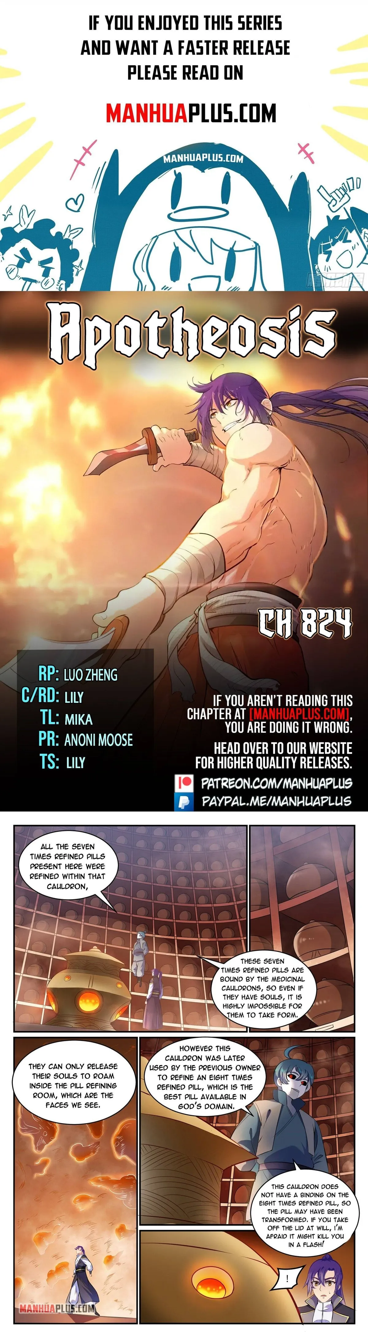 Apotheosis Chapter 824 Online - página 1