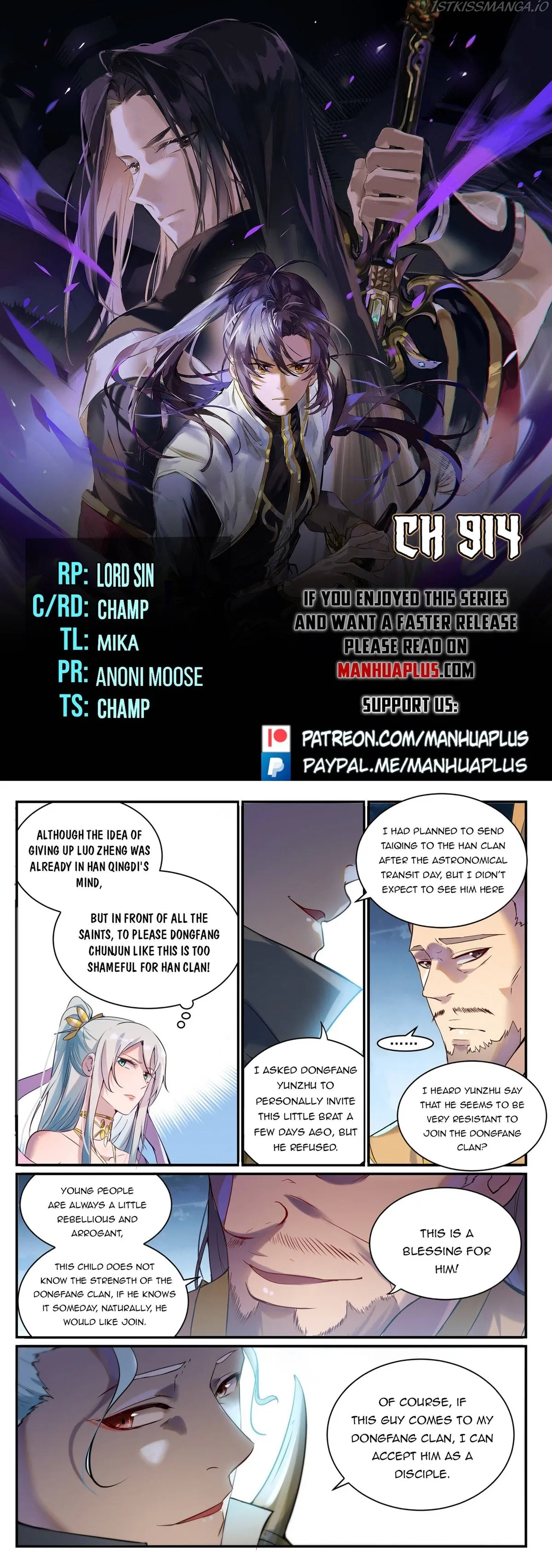 Apotheosis Chapter 914 Online - página 1